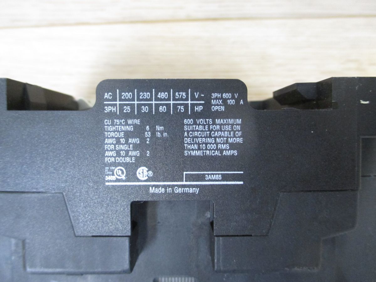 Schaltschütz Moeller Eaton DIL 3AM85 Spule 230 V 3 x 85 A Pumpenkost S9/131