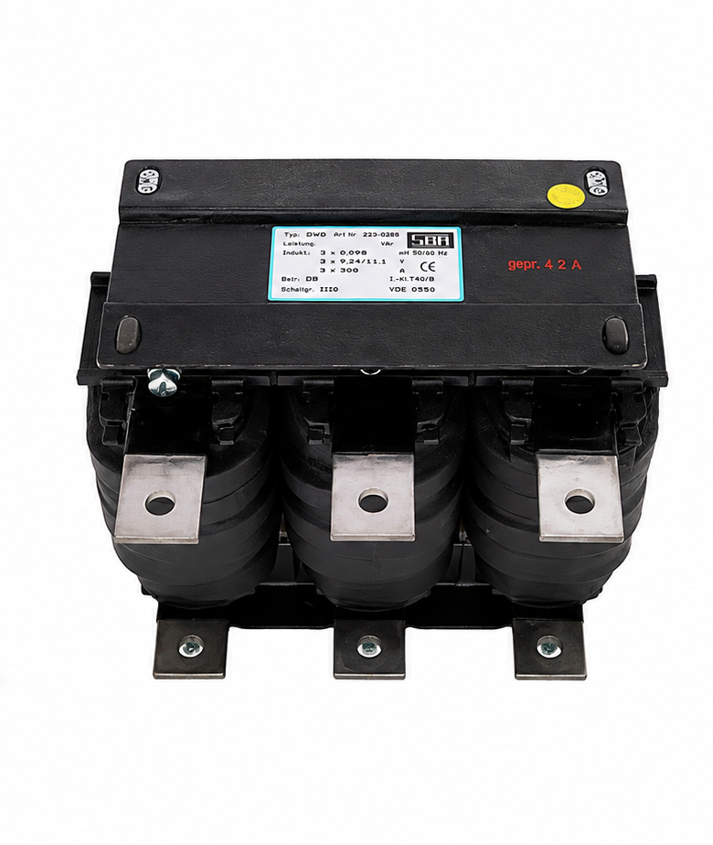 SBA DWD Item No. 223-0288 Current Limiting Reactor 3x300 A T10/167