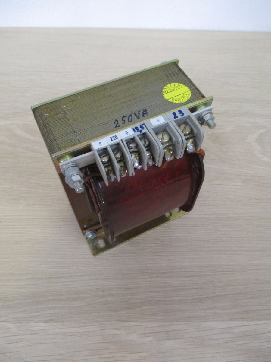 Trafo Transformator pri 220 V AC sek 13,5 V 23 V 250 VA KOST-EX T10/74