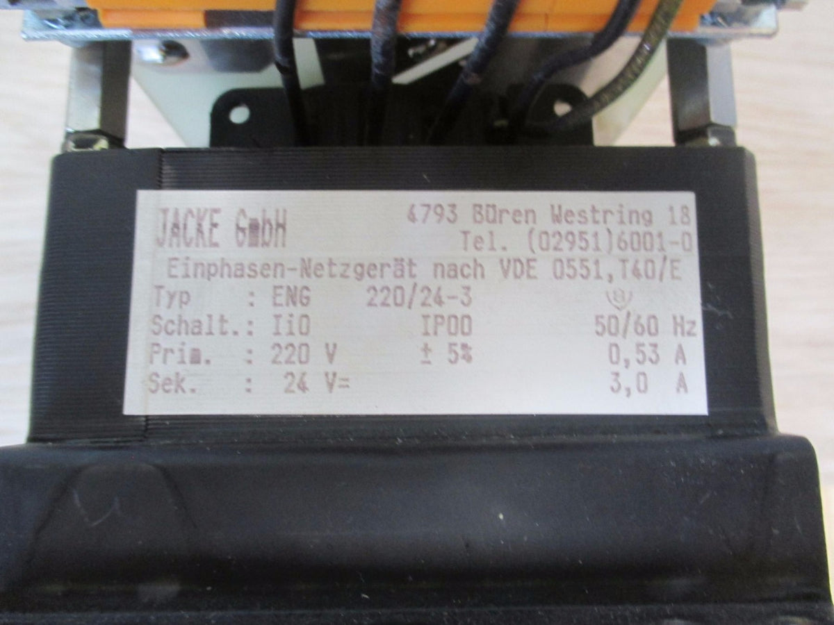 EinphasenTrafo Jacke ENG 220/24-3 pri 220 V +- 5% sek 24 V DC 3 A KOST-EX T16/9