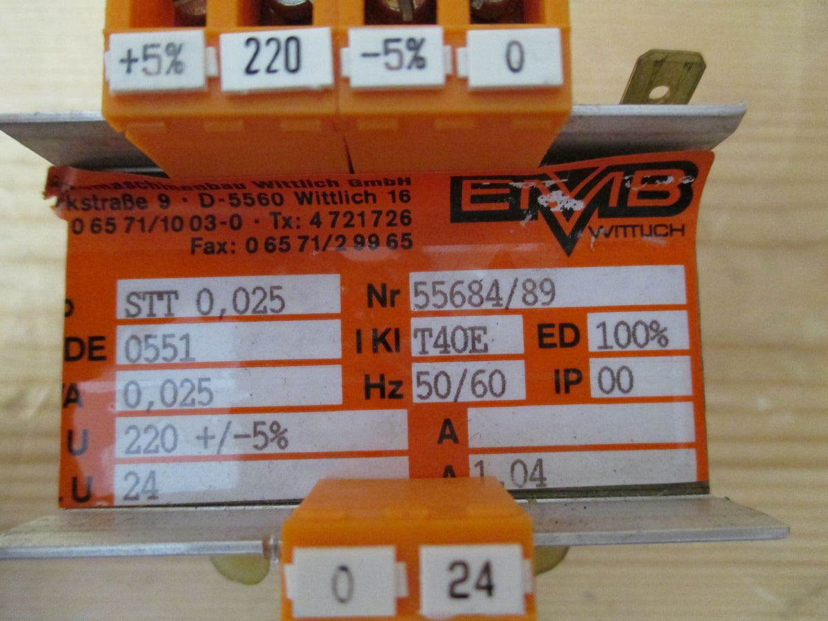 Trafo Wittlich STT 0,025