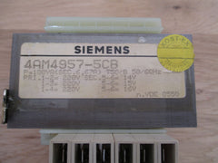 Trafo Siemens 4AM4957 - 5CB pri 220 V sek 14 V 15 V 16 V 100 VA KOST-EX T9/712