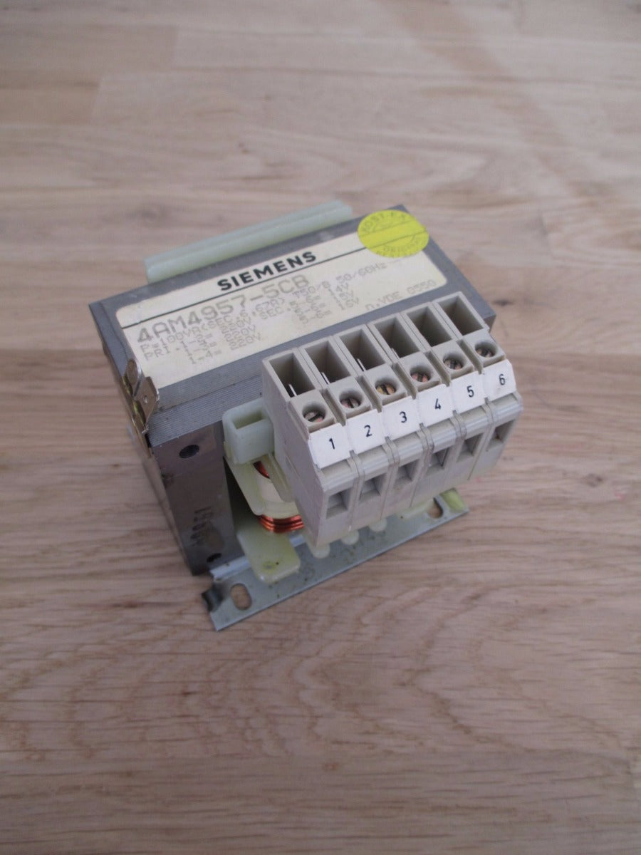 Trafo Siemens 4AM4957 - 5CB pri 220 V sek 14 V 15 V 16 V 100 VA KOST-EX T9/712