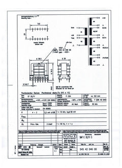 Trafo Vogt SMT E 32/11 S Transformator für Schaltnetzteil Drossel T10/306 