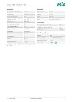 Wilo Varios PICO STG 25/1-8 130 vielseitigste Austauschpumpe 1x230V Umwälzpumpe PK25/339