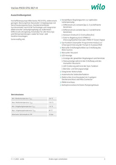 Wilo Varios PICO STG 30/1-8 180 vielseitigste Austauschpumpe 1x230V Umwälzpumpe PK25/341