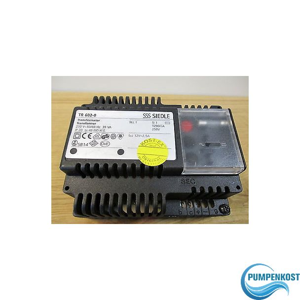 Siedle Trafo TR 602-0  230 V  39 VA Sprechanlage sec. 12 V AC 2,5 A  T13/11
