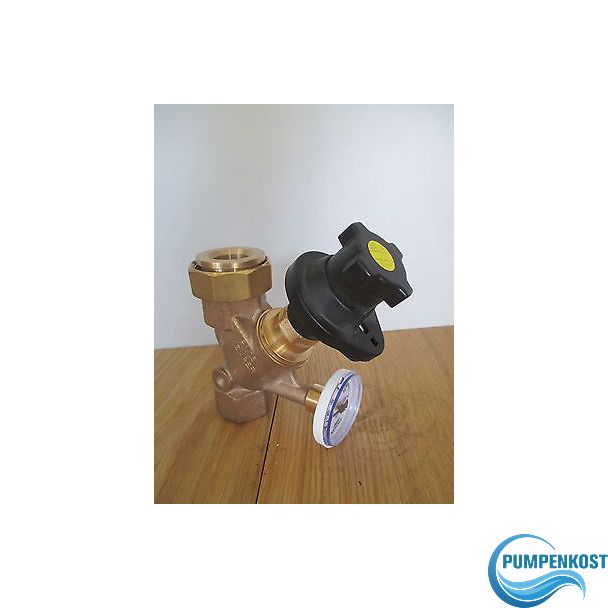 Kemper Strangregulier Absperrventil mit Temp. Anzeige PN 16 DN 25 RG 5  S14/283