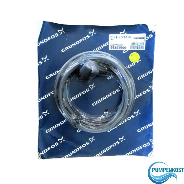 Grundfos Winkel Stecker 96884669 Pumpe Magna Alpha + mit Anschlusskabel  A24/12