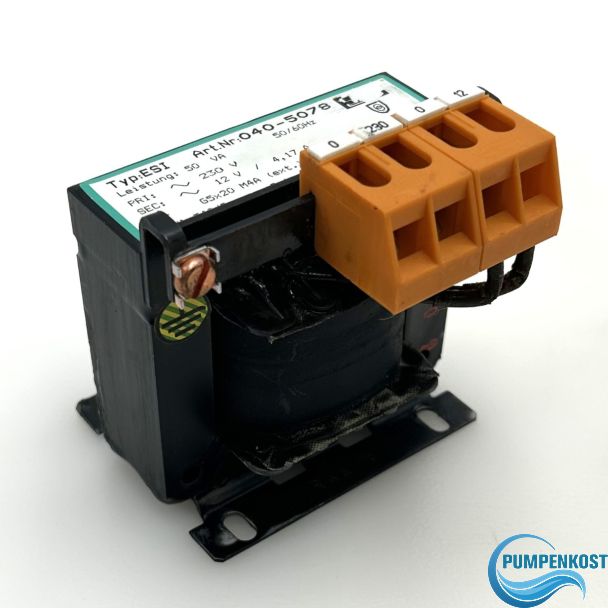 SBA Transformator Typ ESI 230 V sec 12 V 50 VA Trafo T9/520