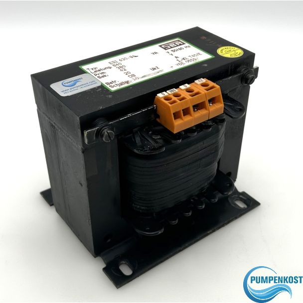 SBA Transformator ESI 630-86 840 VA 380 V sec 42 V 20 A TRAFO T9/479