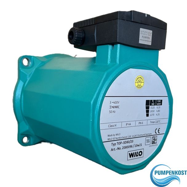 Wilo Top S 80 / 20 Pumpenmotor 3 x 400 V Heizungspumpe P20/24