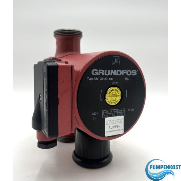 Grundfos UM 25-20 Heizungspumpe 3x400V P16/287 