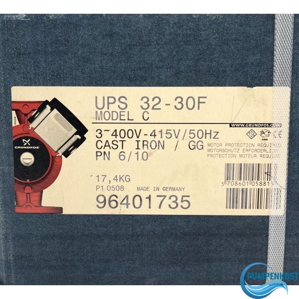 Grundfos UPS 32-30 F Model C Umwälz- Heizungspumpe  P13/877