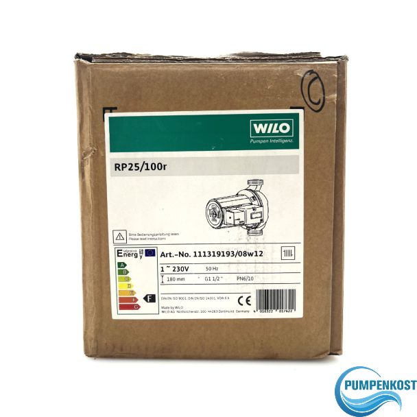 Wilo RP 25/100 r Umwälz- Heizungspumpe 1x230V  P12/154