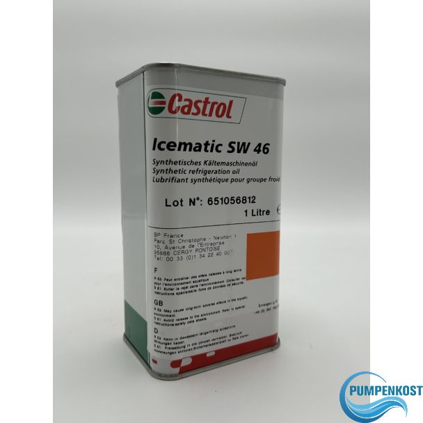 Castrol Icematic SW 46 Kältemaschinenöl Kompressor Öl Maschinenöl  S11/68