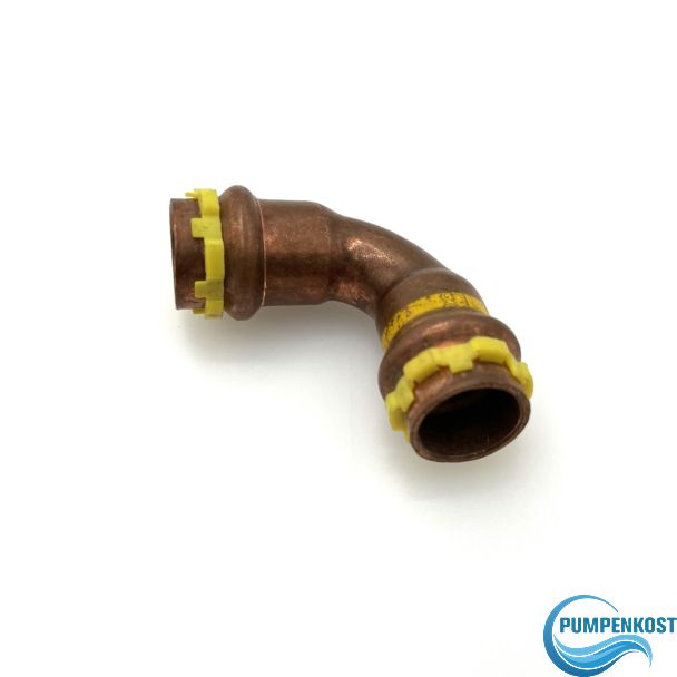 Viega Profi Press Gasfitting 15 mm Bogen 90 ° Pressfitting innen-innen Kupfer S12/176