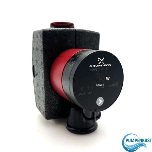 Grundfos Alpha1 25-40 Stromsparpumpe 1x230V Heizungspumpe P16/44