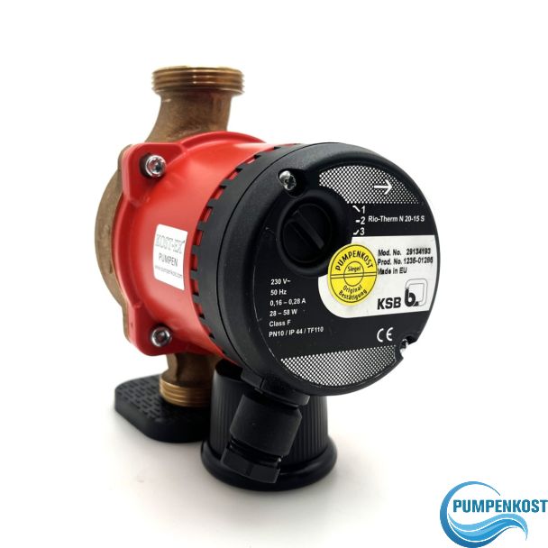 KSB Rio-Therm N 2015 S Zirkulationspumpe Rotguss 1x230V  P13/941