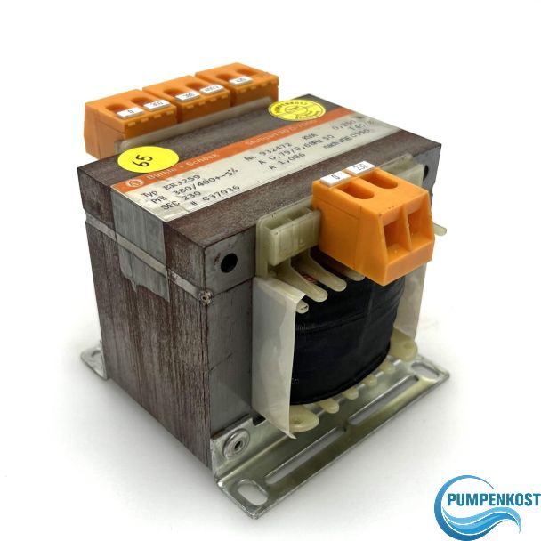 Bürkle + Schöck ER 3259 Transformator 360–420V → 230V 250VA Trafo   T8/65