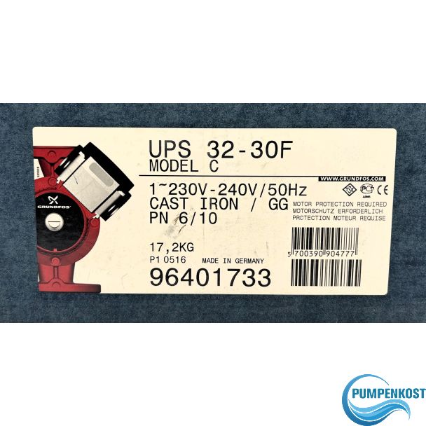 Grundfos UPS 32-30 F 1x230V 220mm Heizungspumpe  P13/48