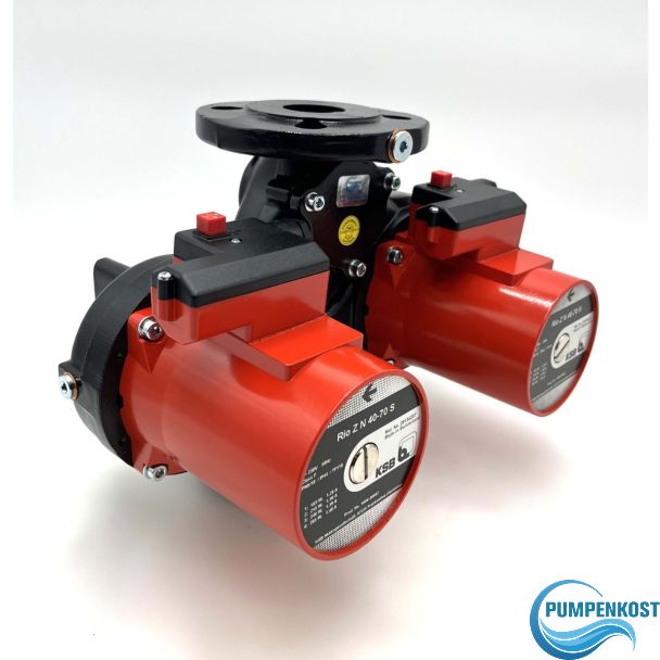 KSB RIO Z N 40 -70 S Doppelpumpe 1x230V Heizungspumpe 250mm P16/59
