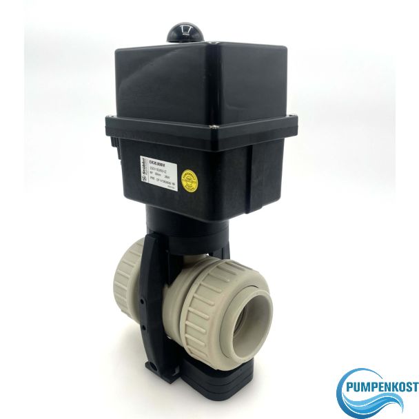 Stübbe Profi 101 Kugelhahn elektrisch DN 50 PN 10 PP PE EPDM 1x230V K18/318