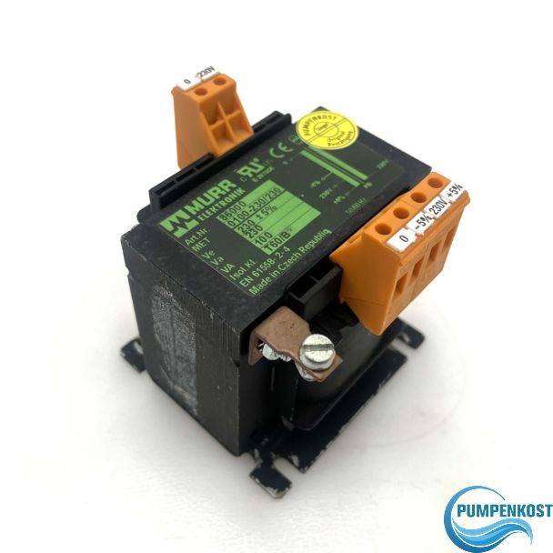Murr Elektronik 86000 Sicherheitstrenntrafo Transformator 230V auf 230V 100VA T9/275