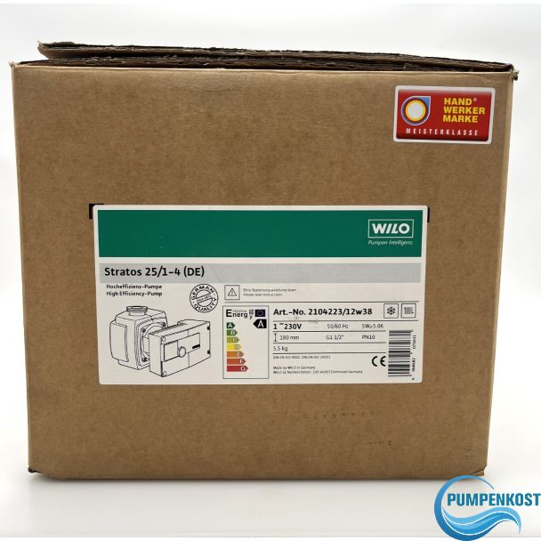 Wilo Stratos 25 / 1-4 Hocheffizienzpumpe 1x230V Pumpenkost P17/15