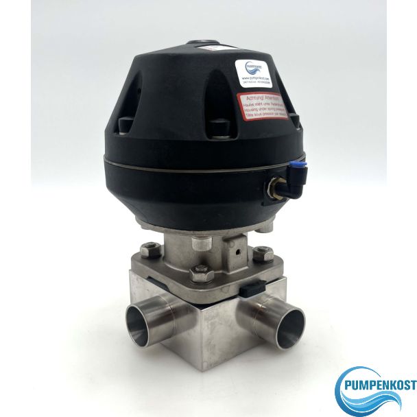 GEMÜ Membranventil 687 Edelstahl DN32 1 1/4 Zoll 6 BAR  – 316L / 1.4435 K17/902