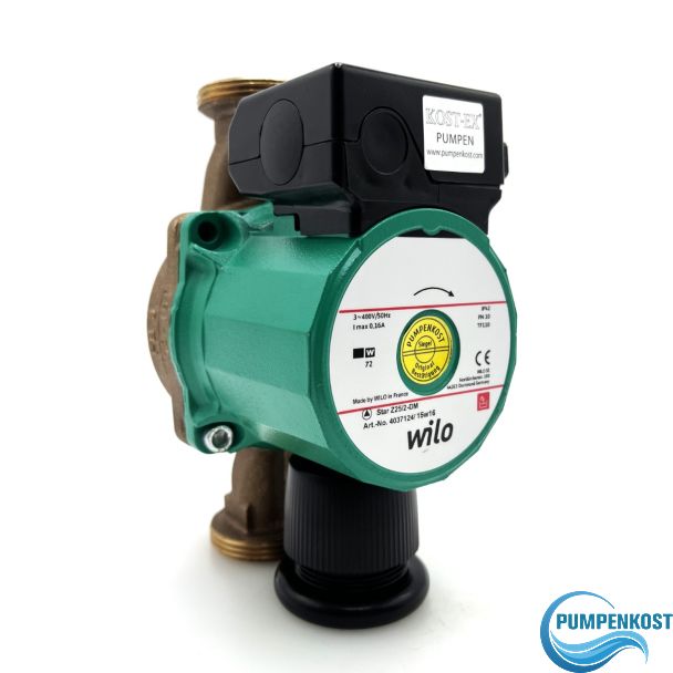Wilo Star Z 25/2-DM Brauchwasserpumpe 3x400V Rotguss P15/286