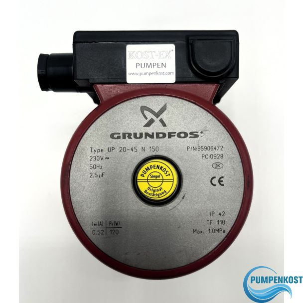 Grundfos UP 20 - 45 N Nirosta Brauchwasserpumpe 1x230V  P16/305 