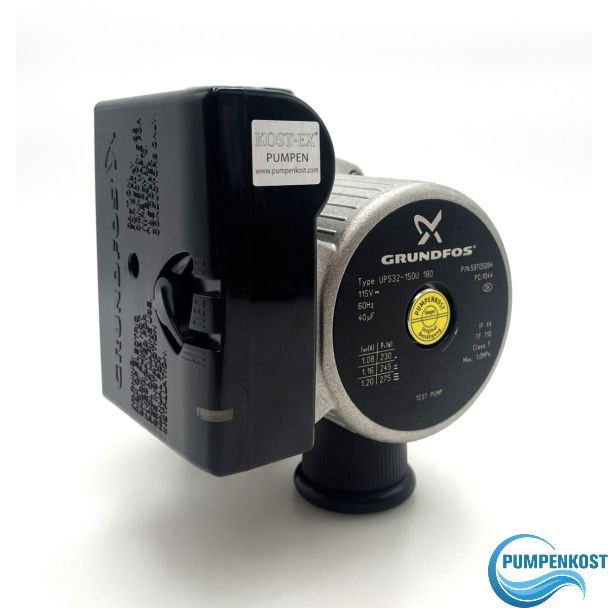 Grundfos UPS 32-150 U 180 Heizungspumpe 115V P15/541 