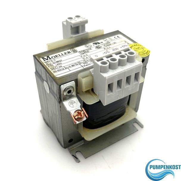 Transformator Trafo Moeller 400 V sec 24 V 100 VA  T9/10