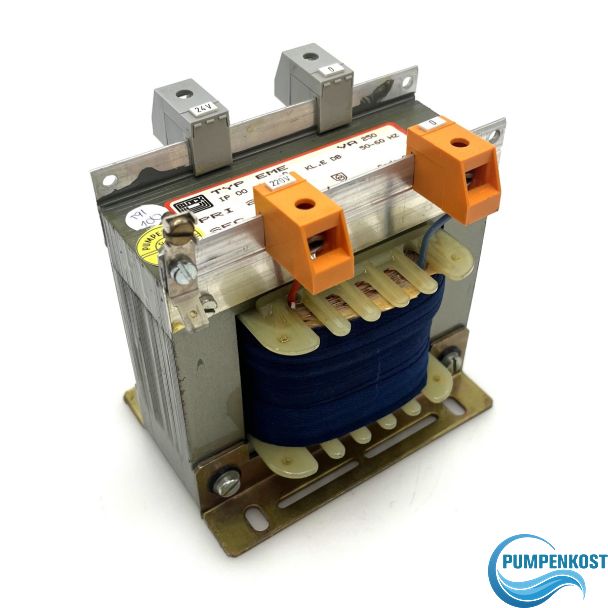 Block Typ EME Transformator Trafo 220 V - 24 V 250 VA   T9/100