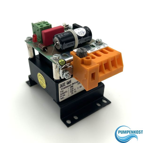 Transformator Jacke pri 209 220 240 V sec 24 V DC  1 A   T9/117