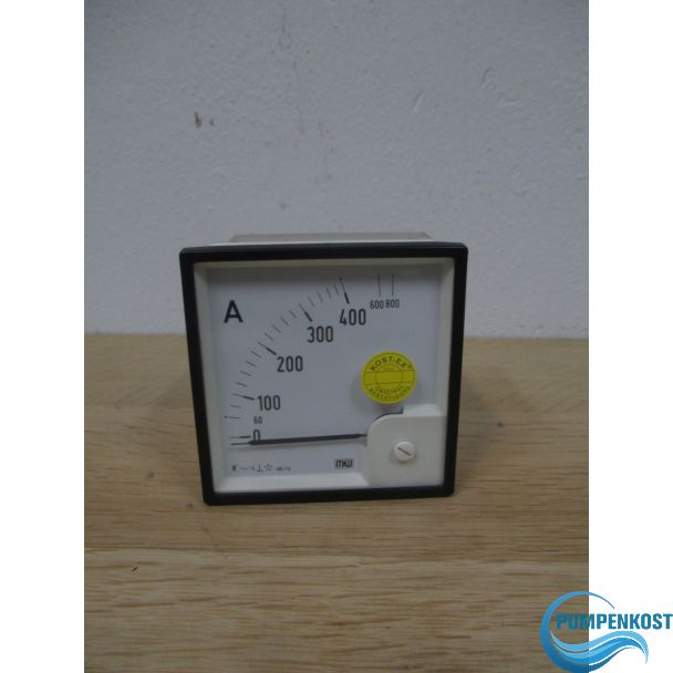 Amperemeter Müller & Weigl 0 bis 800 Ampere Messgerät Messinstrument K17/1028
