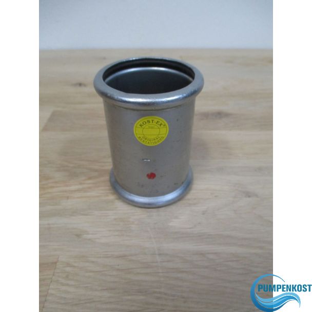 Sanha Press Muffe 54 mm Edelstahl - Stahl Press Fitting K17/152