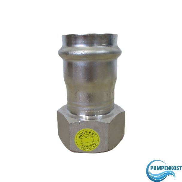 Sanha NiroSan Edelstahl Gewindefitting DN 42 IG 1 1/2 Zoll K17/28