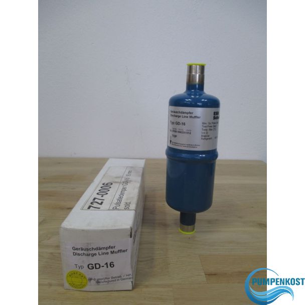 ESK Schultze Geräuschdämpfer GD-16 Dämpfer 16 mm Pulsatiedemper K17/349