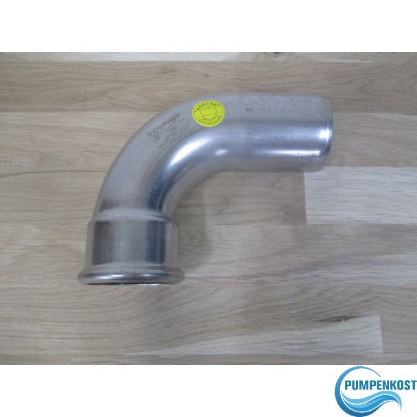 Inox Edelstahl Bogen 90 ° Grad 54 mm Edelstahl Press Fitting K17/35