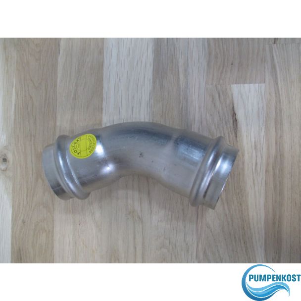 Sanha NiroSan Bogen 45 Grad 42 mm innen - innen Edelstahl Press Fitting K17/37