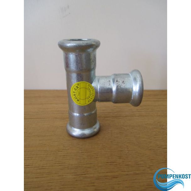 T- Stück 22 x 22 x 22 mm C-Stahl verzinkt Press Fitting K17/373