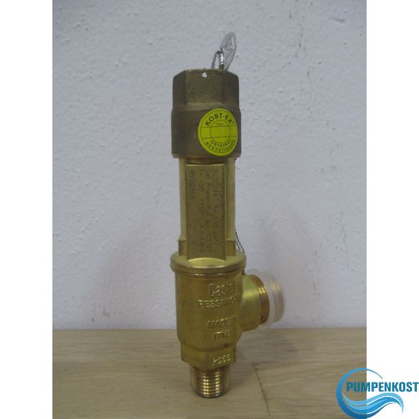 Castel Sicherheitsventil Bördelanschlüsse 3030/44 Ventil 1/2 3/4 Zoll K17/388