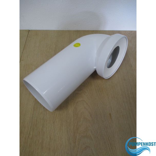 Sanit WC Anschlussbogen DN 100 90 °Grad weiss Bogen KOST-EX K17/716