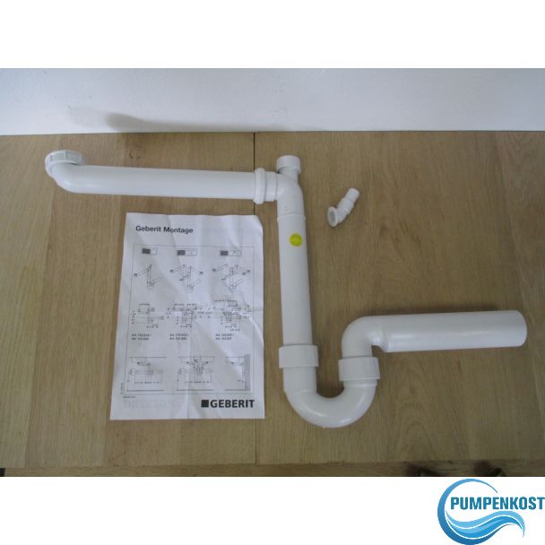 Geberit Spültisch-Ablauf Rohr - Geruchverschluss Raumsparer 50 mm K17/791