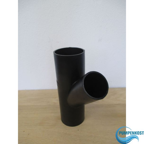 Geberit PE Schweiß Abzweiger 75 x 56 45 Grad Abfluss Rohr K17/910 