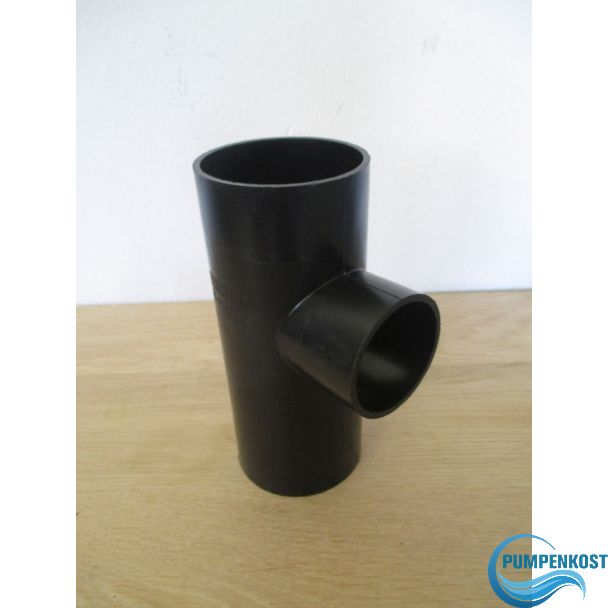 Geberit PE Schweiß Abzweiger 75 x 56 88,5 Grad Rohr Abfluss Sanitär K17/918