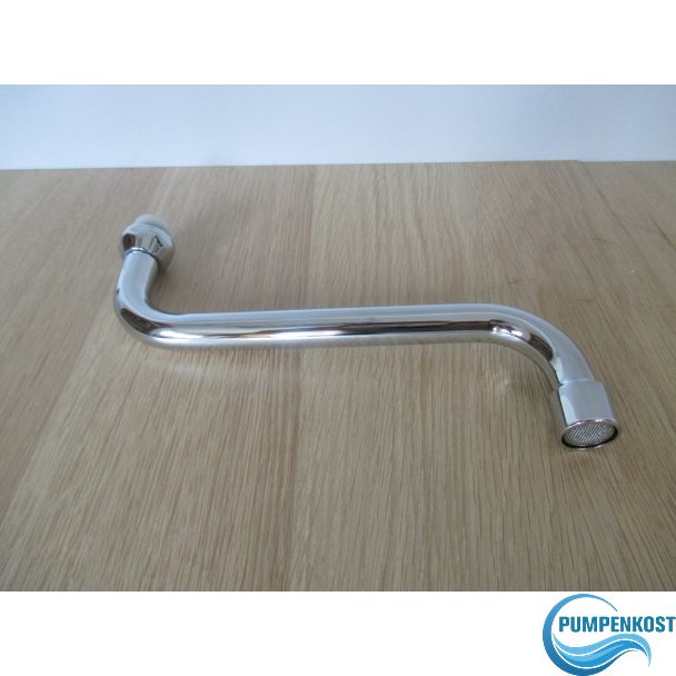 Wasserhahn S-Auslauf 190 mm 3/4" Gewinde Armatur Schwenkanschluss K17/96