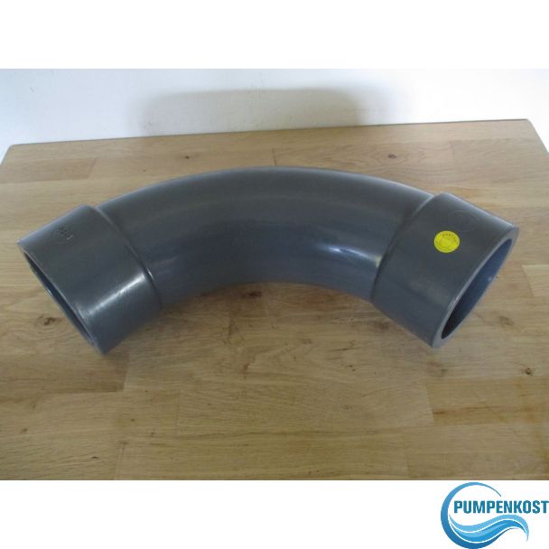 PVC Bogen 90° Rohr 110 mm Klebemuffe Kältetechnik Teichbau Fitting K17/963